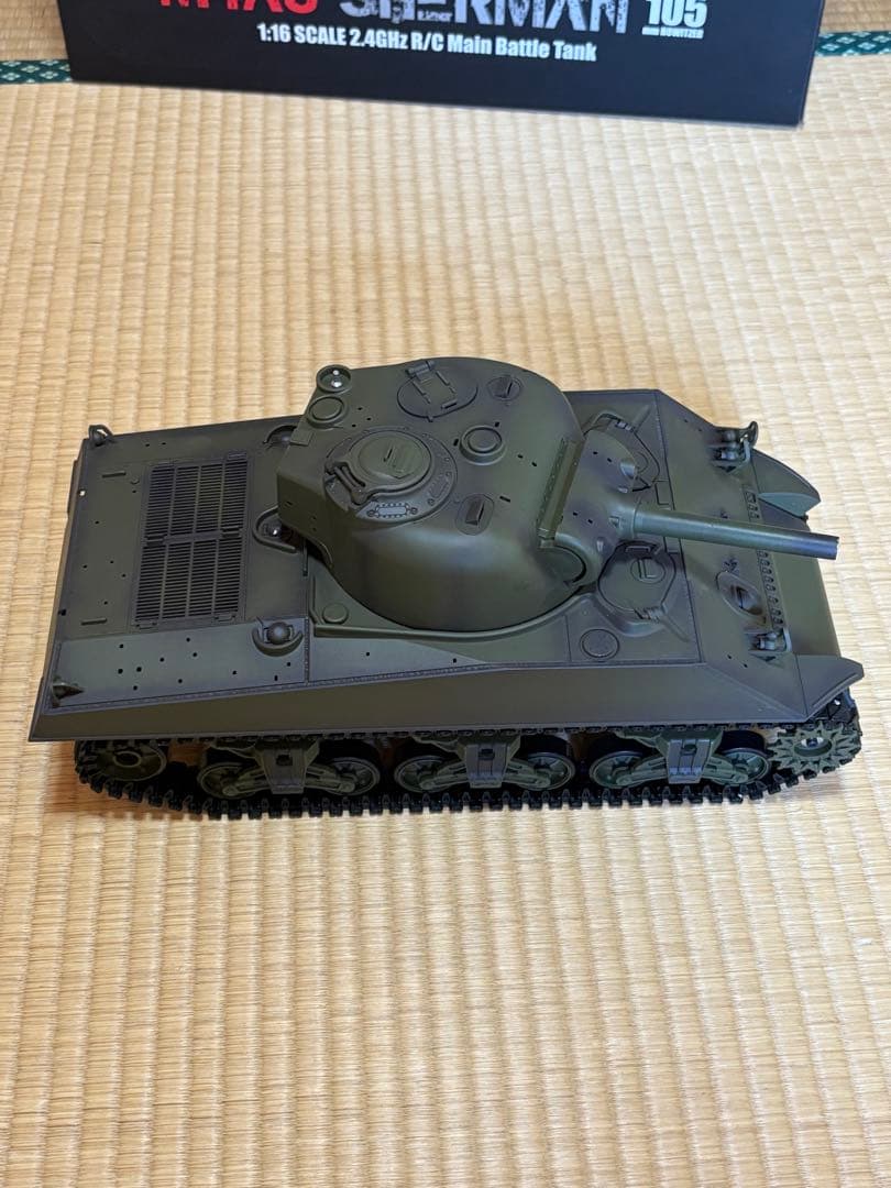 M4A3 SHERMAN 105 ラジコン戦車 1:16 ヘンロン
