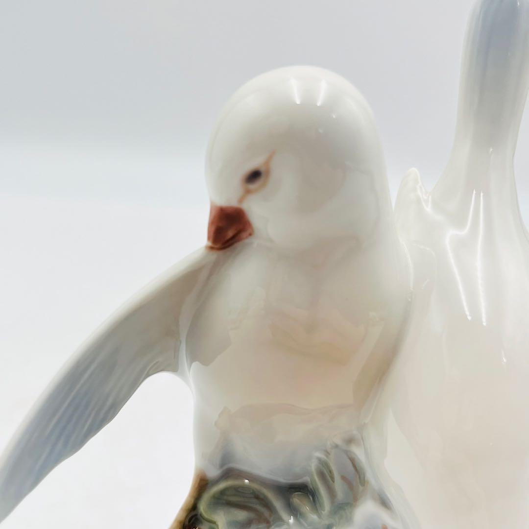 美品】 ロイヤルコペンハーゲン ラブバード 白い鳥 フィギュリン