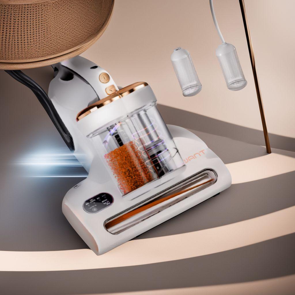 布団クリーナー パワフルたたき ダニ感知 UVダニ掃除機強力吸引