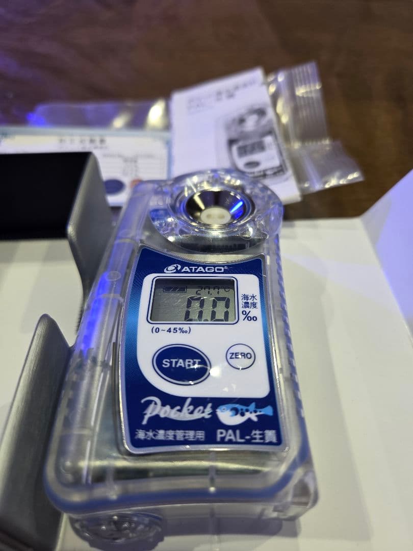 アタゴ ATAGO ポケット海水濃度計 PAL-生簀