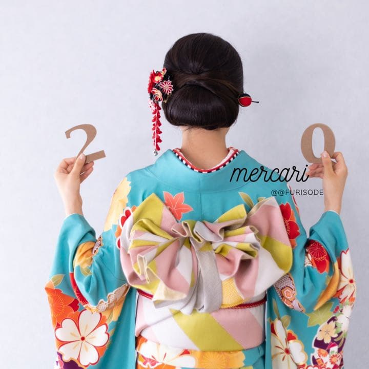 振袖 成人式 フルセット ターコイズブルー ターコイズ ブルー 振袖