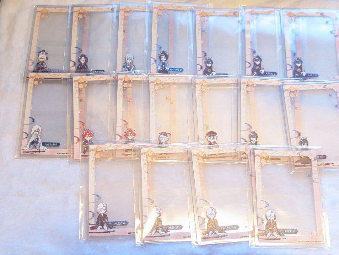 刀剣乱舞 アニメイトカフェ 十周年 トレーディング硬化ケース 18枚