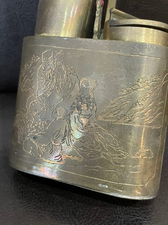 アンティーク骨董金属製インテリア水タバコ