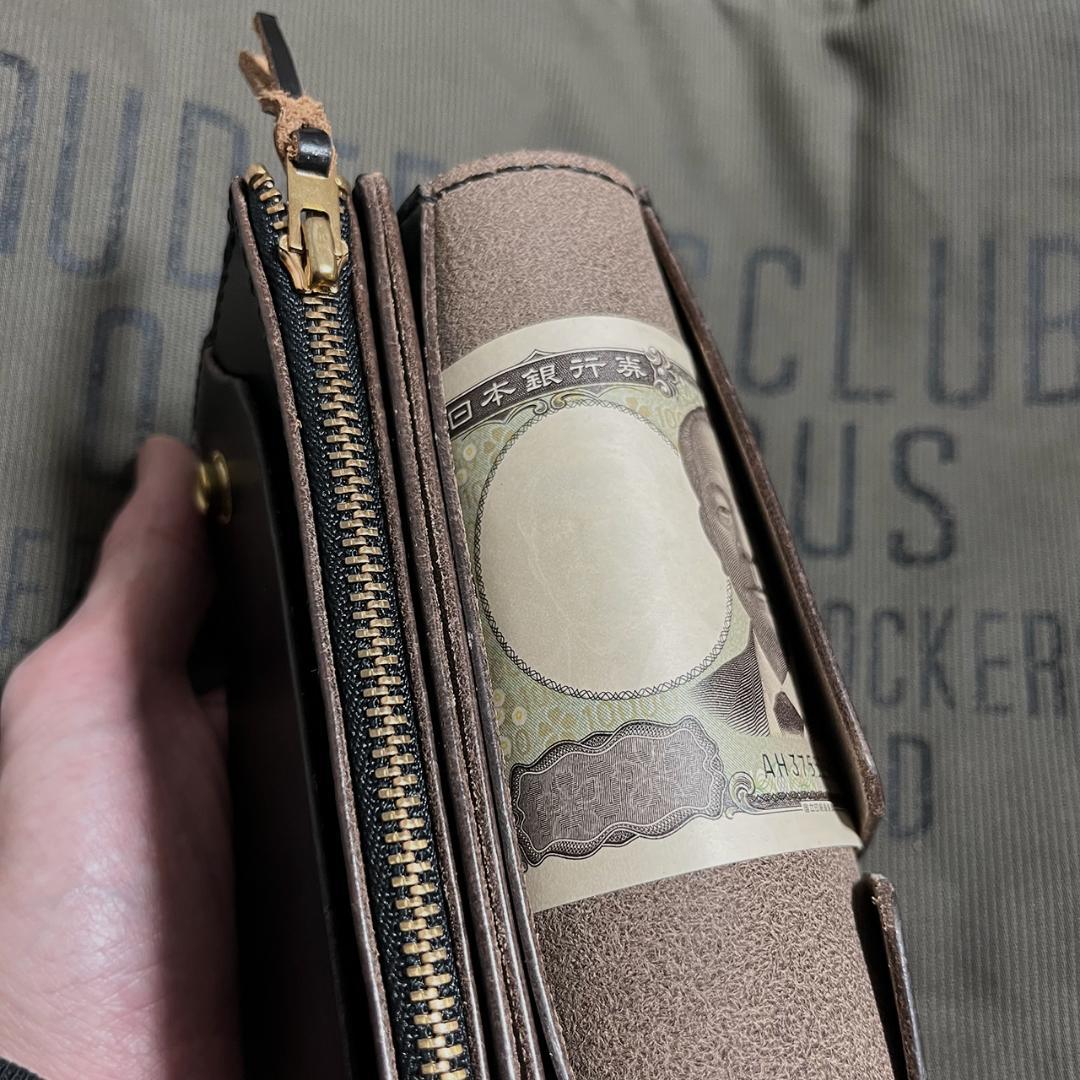 トラッカーウォレット ミドルトラッカーウォレット クロムエクセル 茶芯 #345