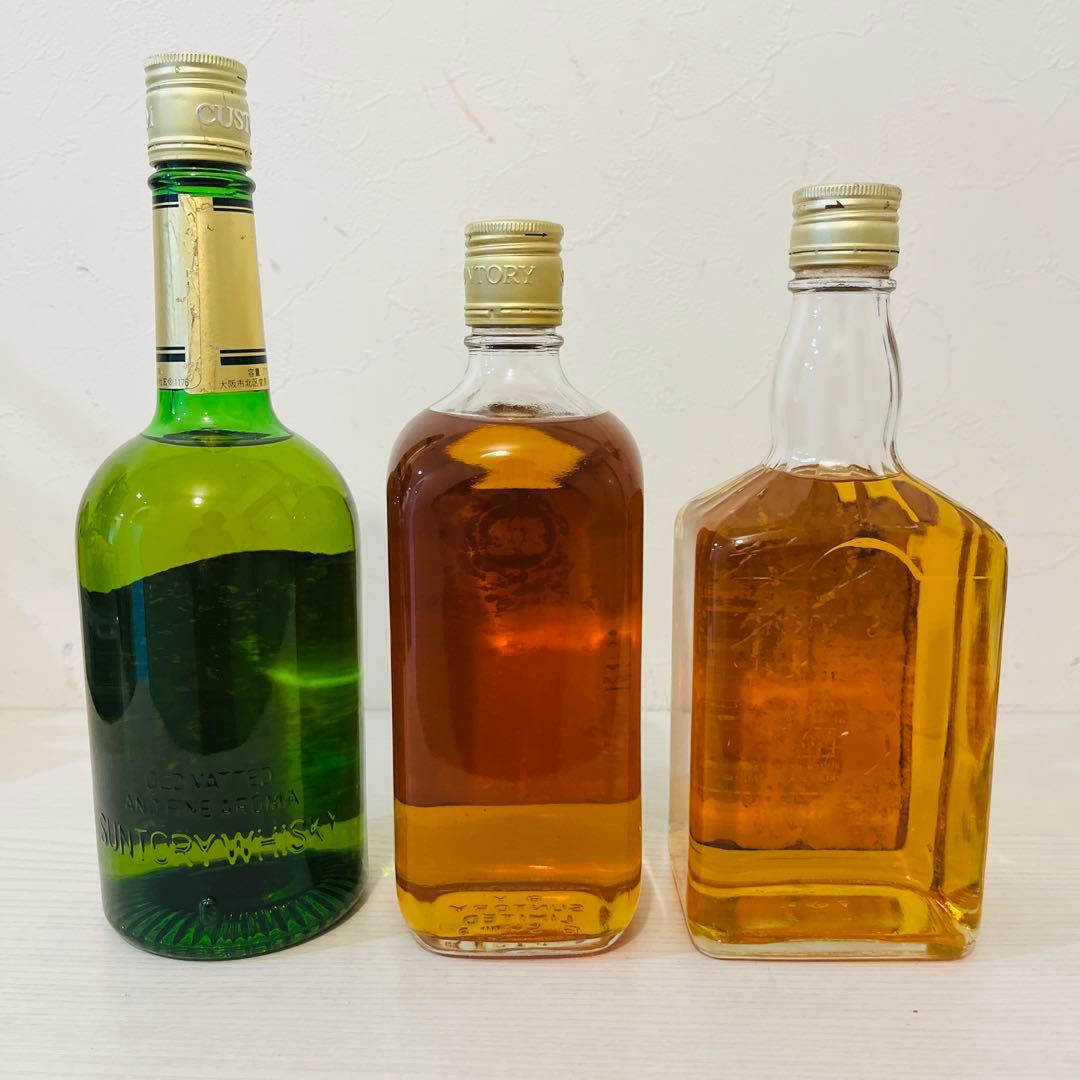 サントリー ウイスキー 終売品 カスタム ゴールド 3本セット 古酒