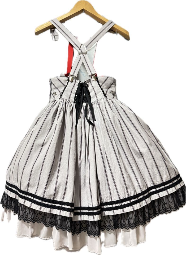 アンジェリックプリティー/サスペンダースカート（グレー）