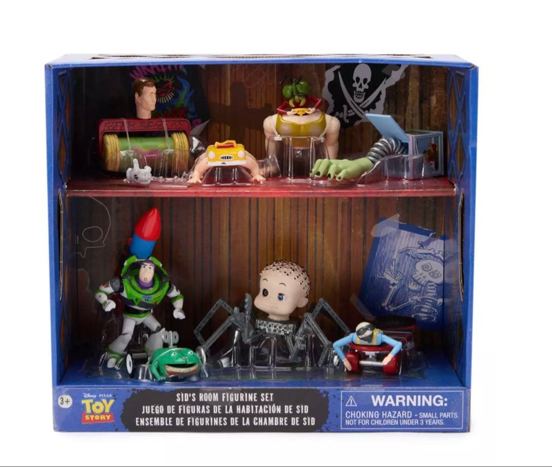 トイストーリー 30周年 Sid's Roomシドのおもちゃ フィギュアセット