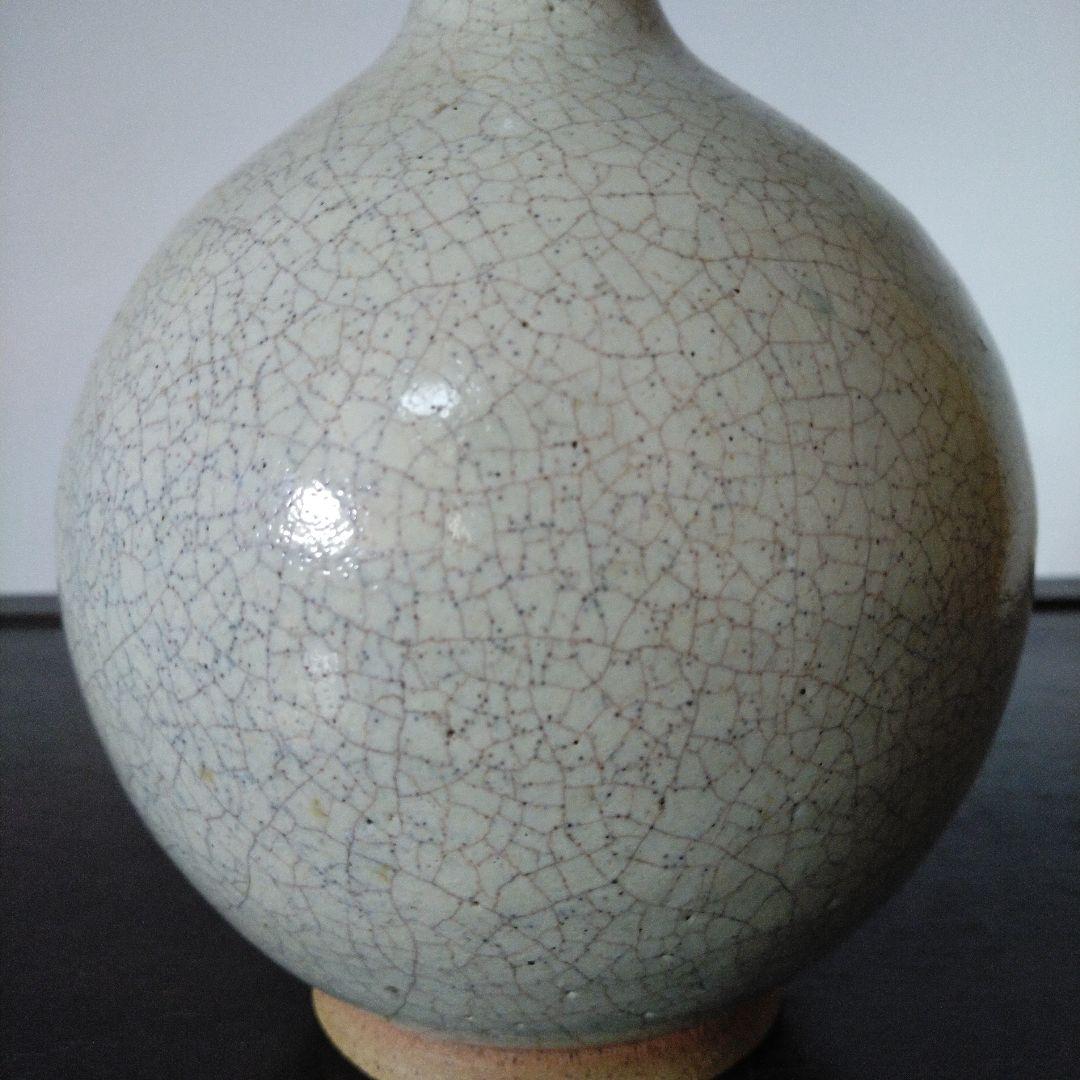 NO601 上野目焼　徳利　白釉徳利