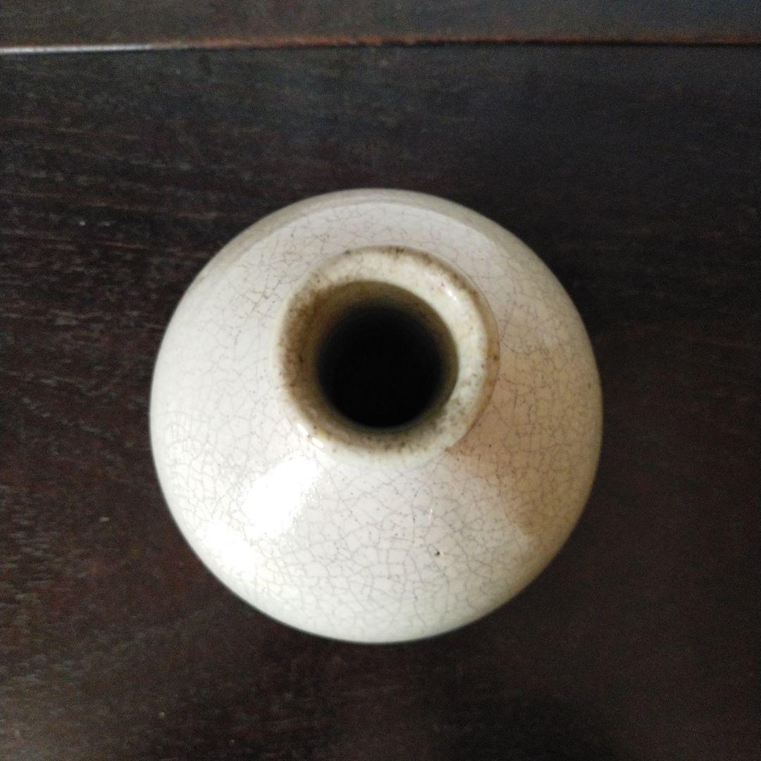 NO601 上野目焼　徳利　白釉徳利