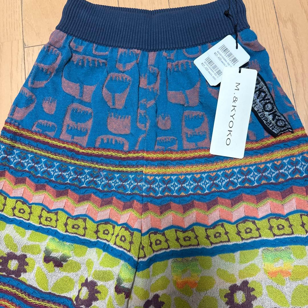 M&KYOKO ワイドパンツ 佐藤繊維 - メルカリ