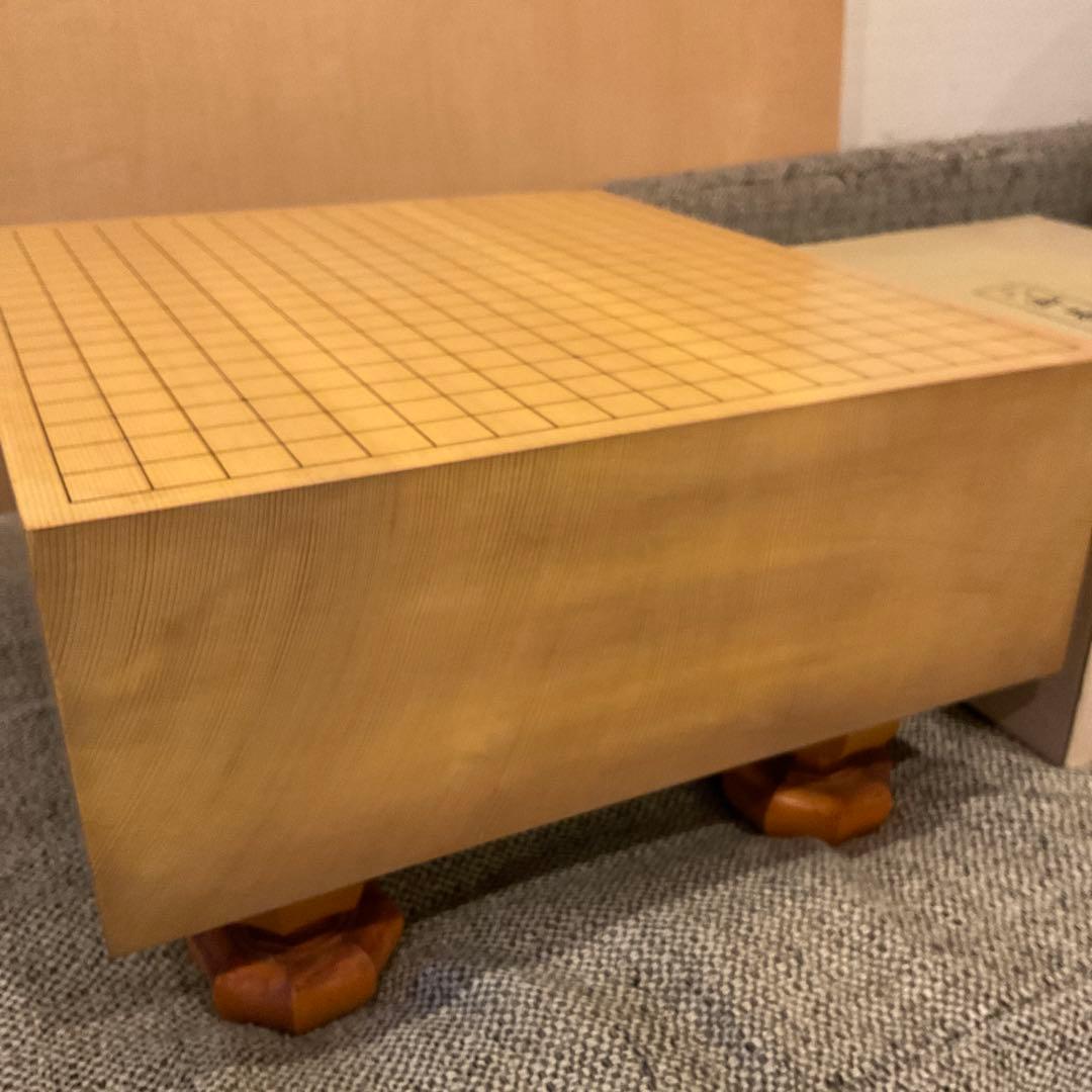 d*3様 【美品】丸正 謹製 5寸 足付 碁盤　榧