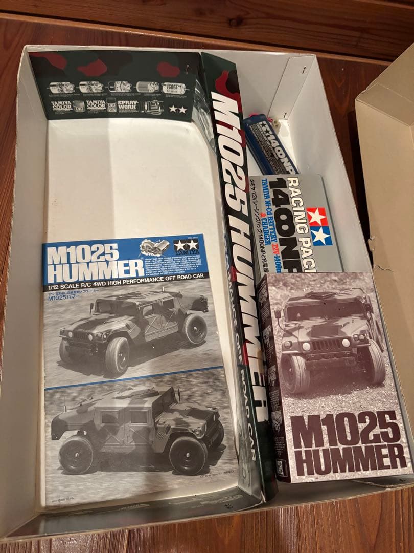 め*か様 美品タミヤ　ラジコン　RC 　ハマー　M1025　1/12　プロポ付き