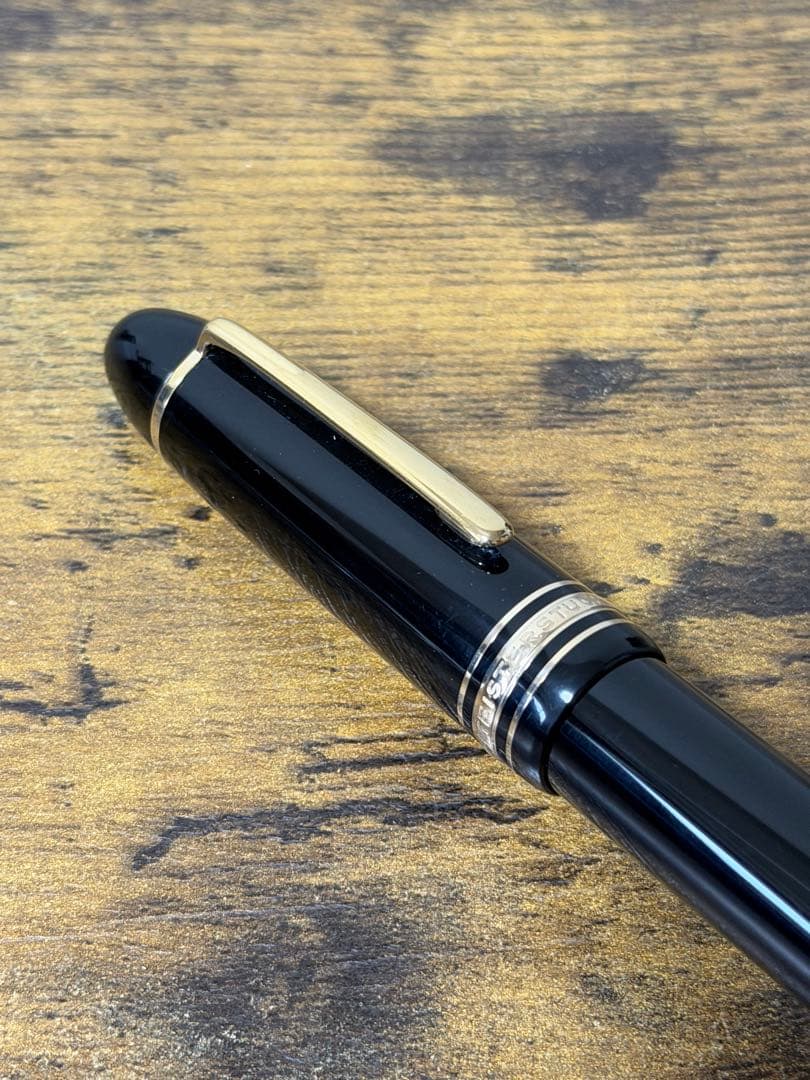 筆記確認&洗浄済 三帯 ヘミングウェイ芯 18K モンブラン 万年筆 中字