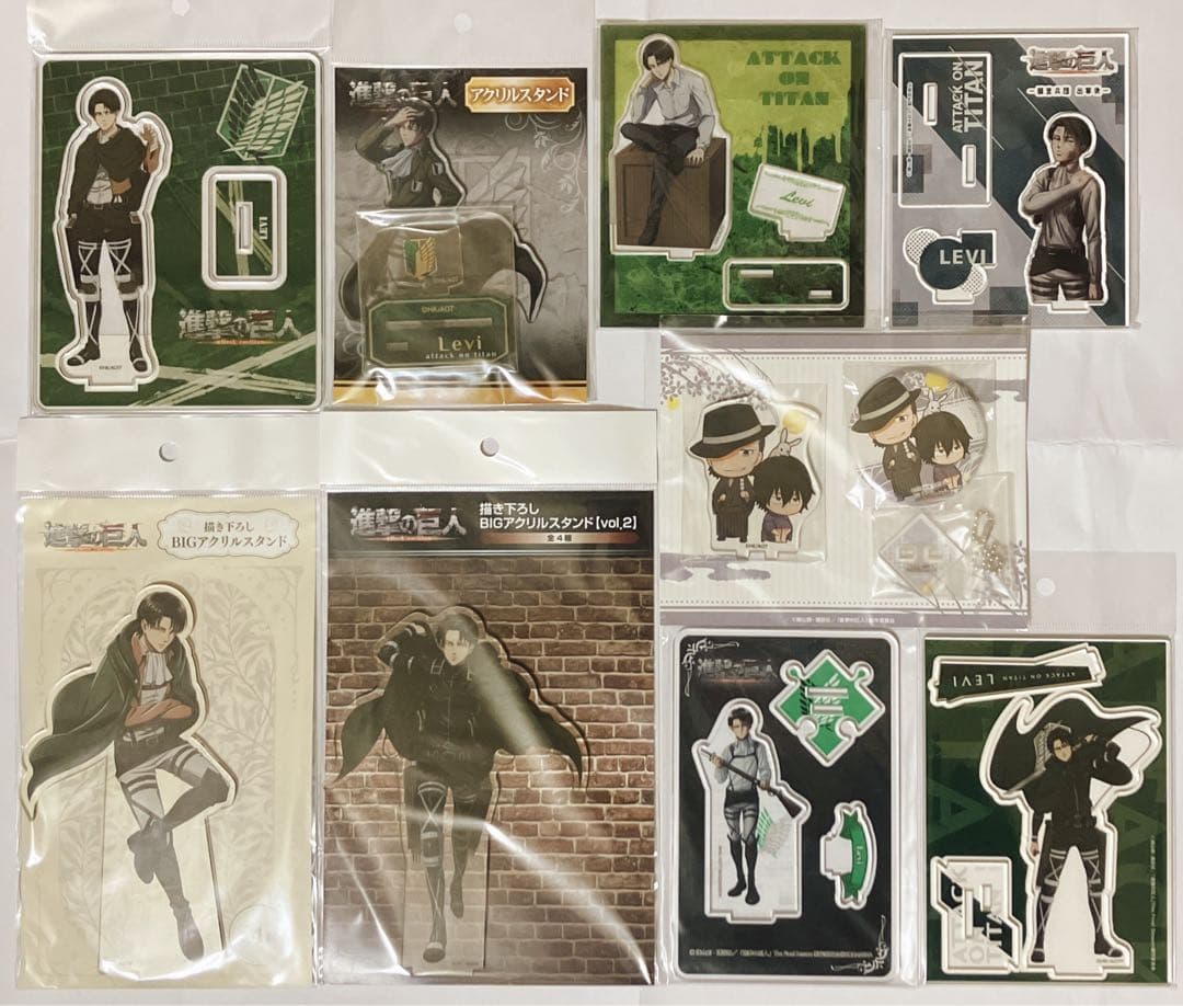 進撃の巨人 リヴァイ アクスタ まとめ売り