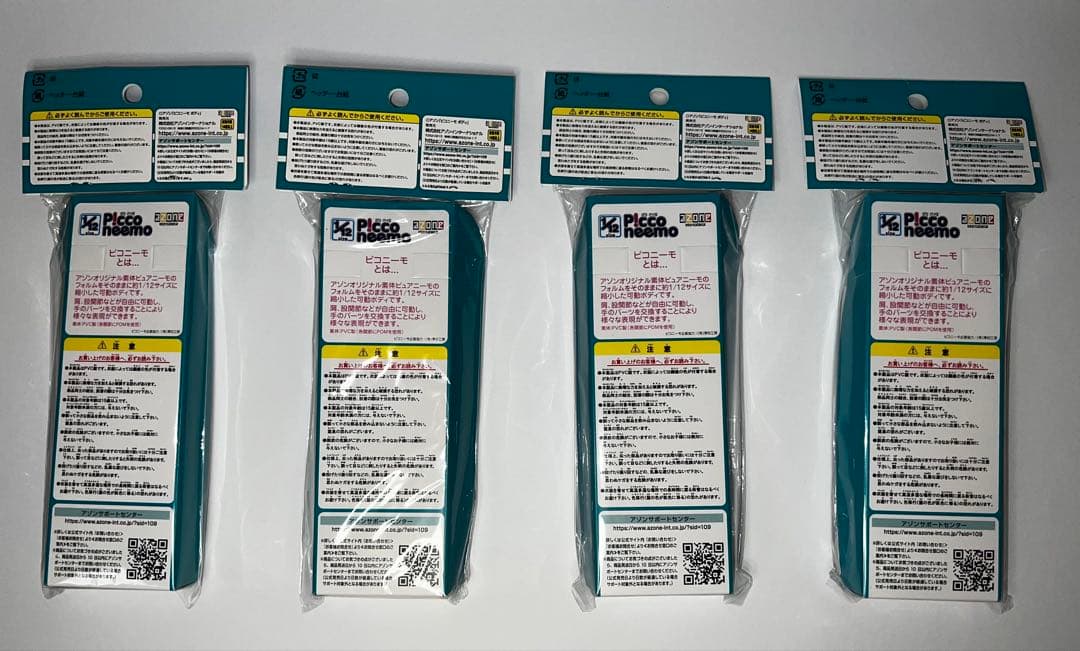 azone1/12ピコニーモＤ男の子ホワイト 4体セット