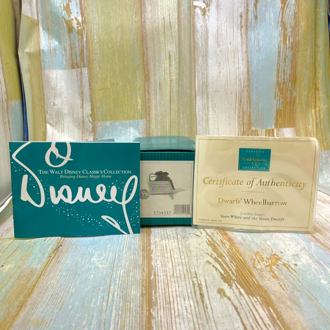 WDCC 白雪姫 七人の小人  White 宝石 トロッコ 手押し車