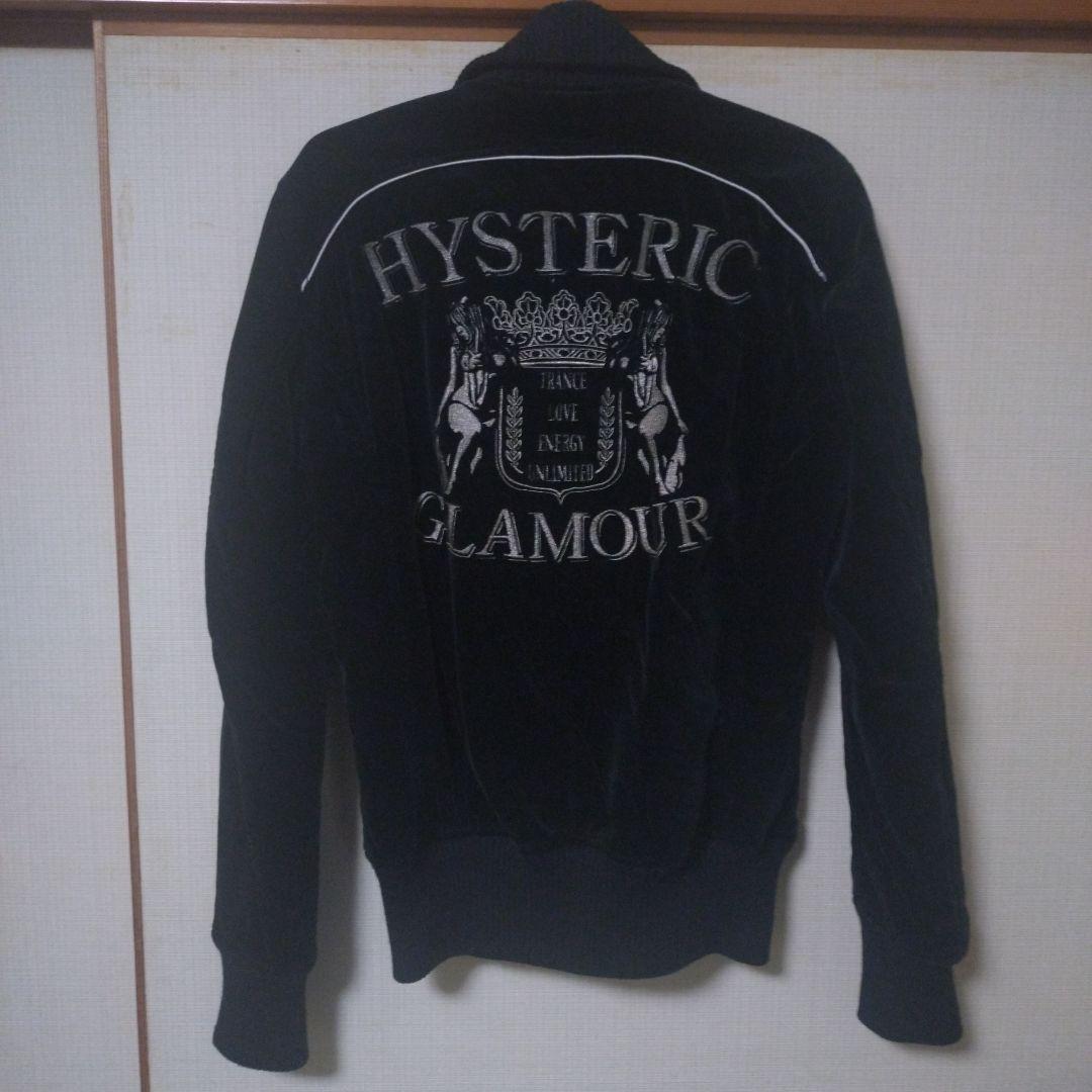 HYSTERIC GLAMOUR ブラック ジップアップジャケット