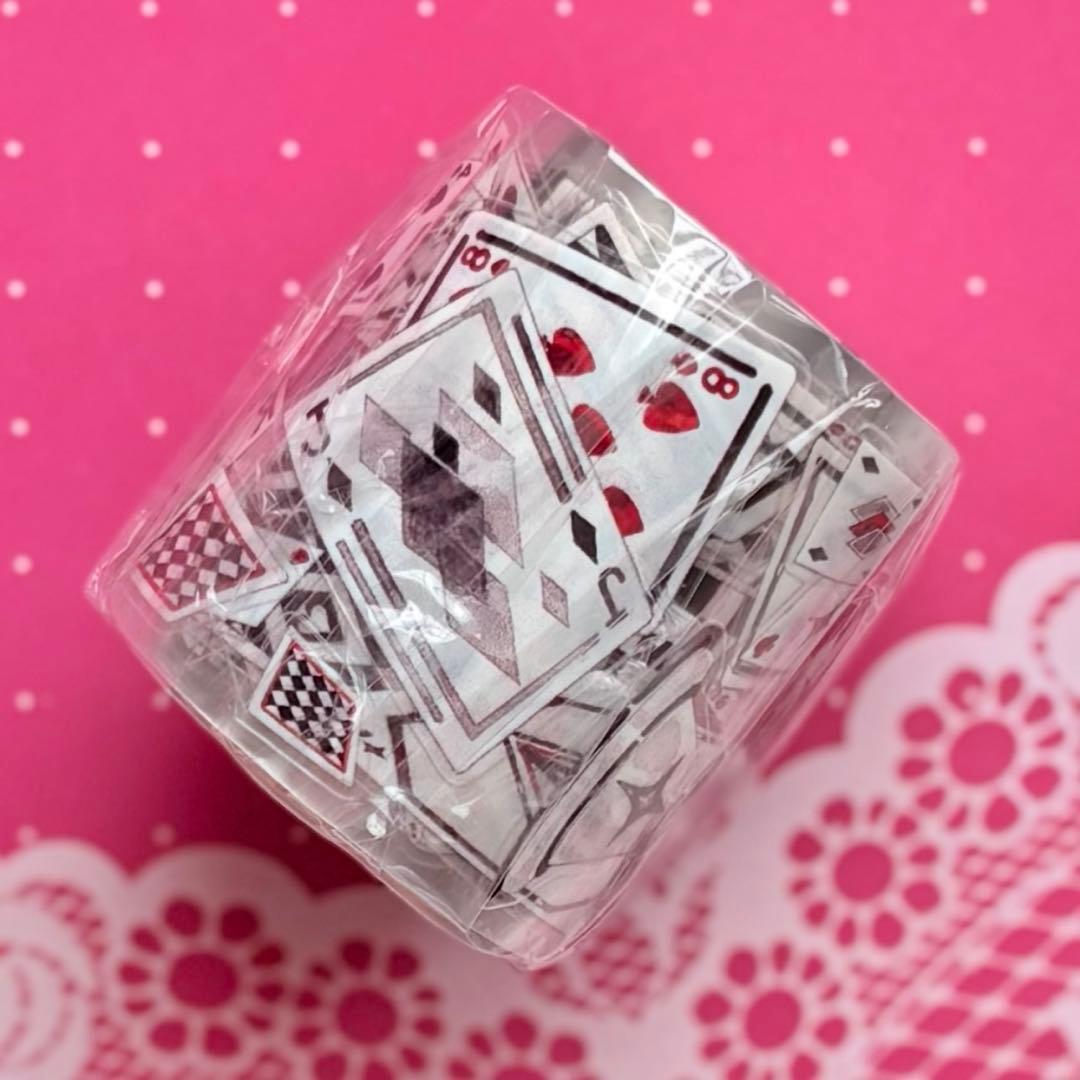 PET Checkmate ダイカット加工 4.5cm×5m　トランプ