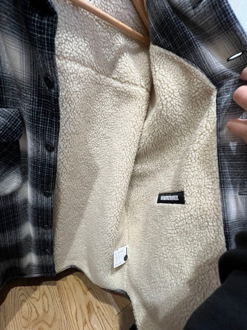 NEIGHBORHOOD ペンドルトン ボアフリースシャツジャケット Sサイズ
