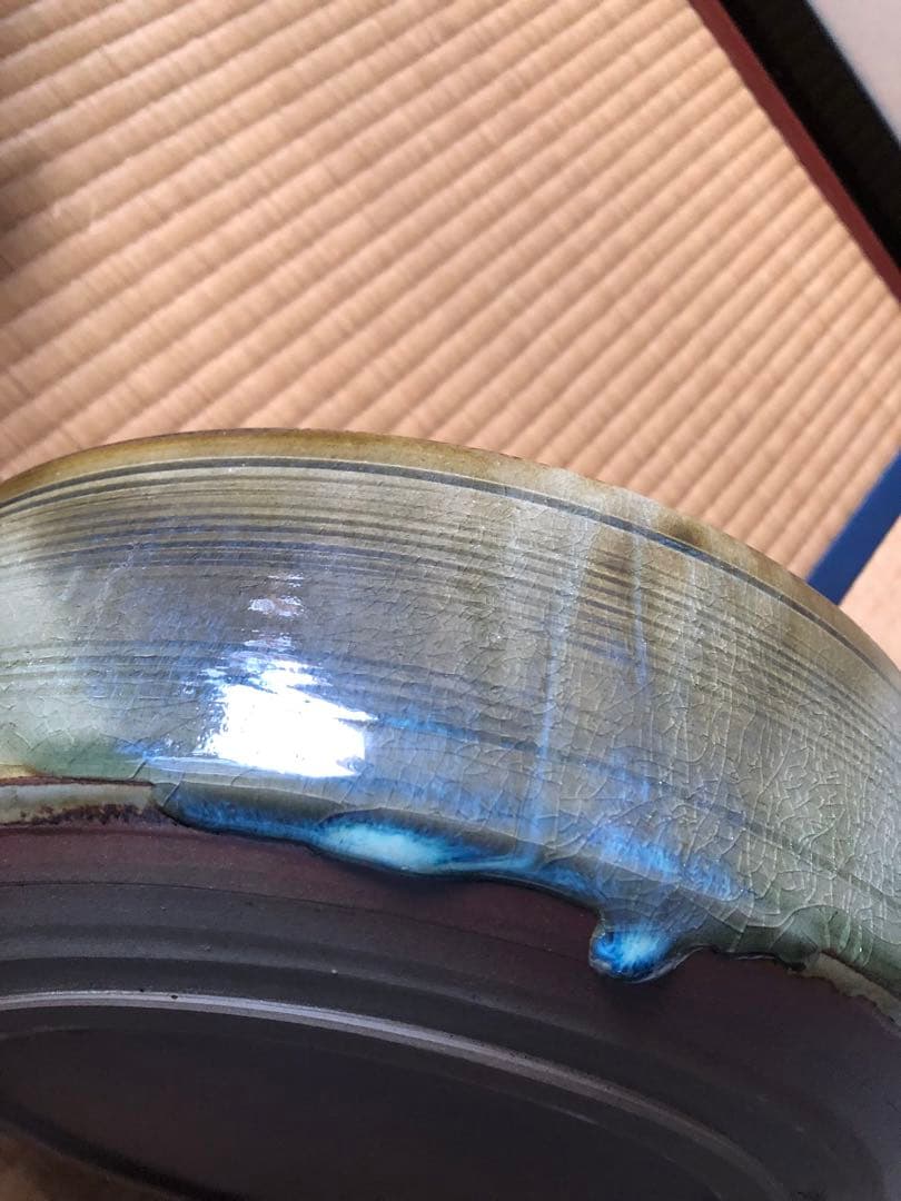 高取焼 平水指 登古造 共箱入