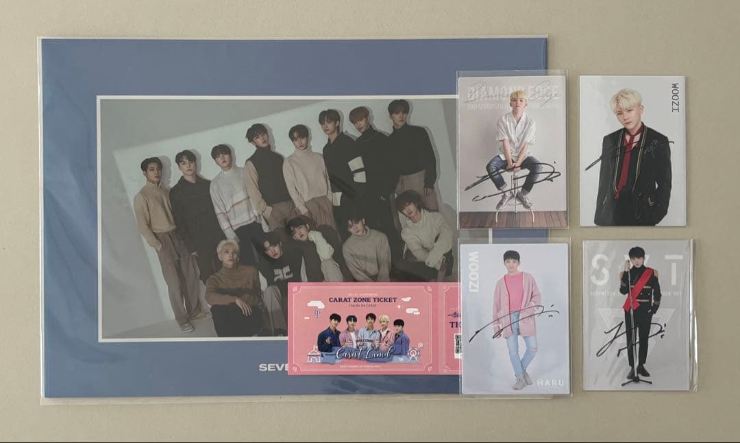 SEVENTEEN グッズ ソウルコン イルコン トレカ チェキ 直筆サイン