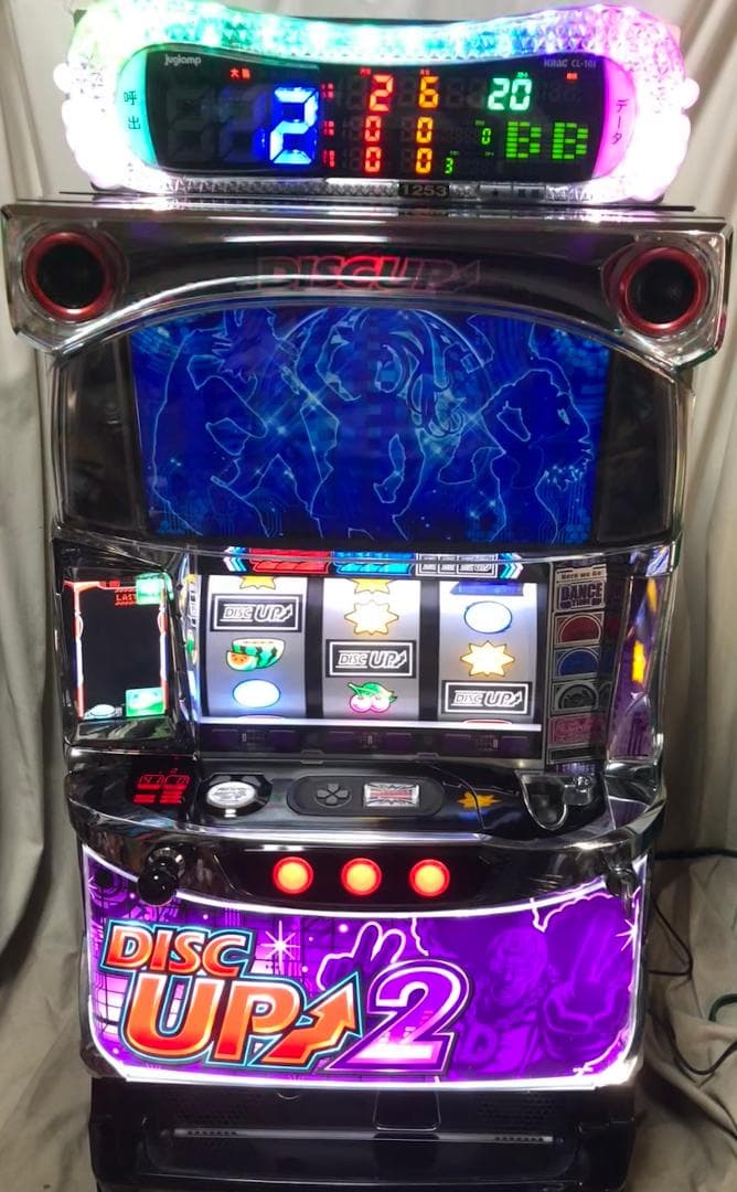パチスロ ディスクアップ2 （データカウンター付属＆コイン不要機付