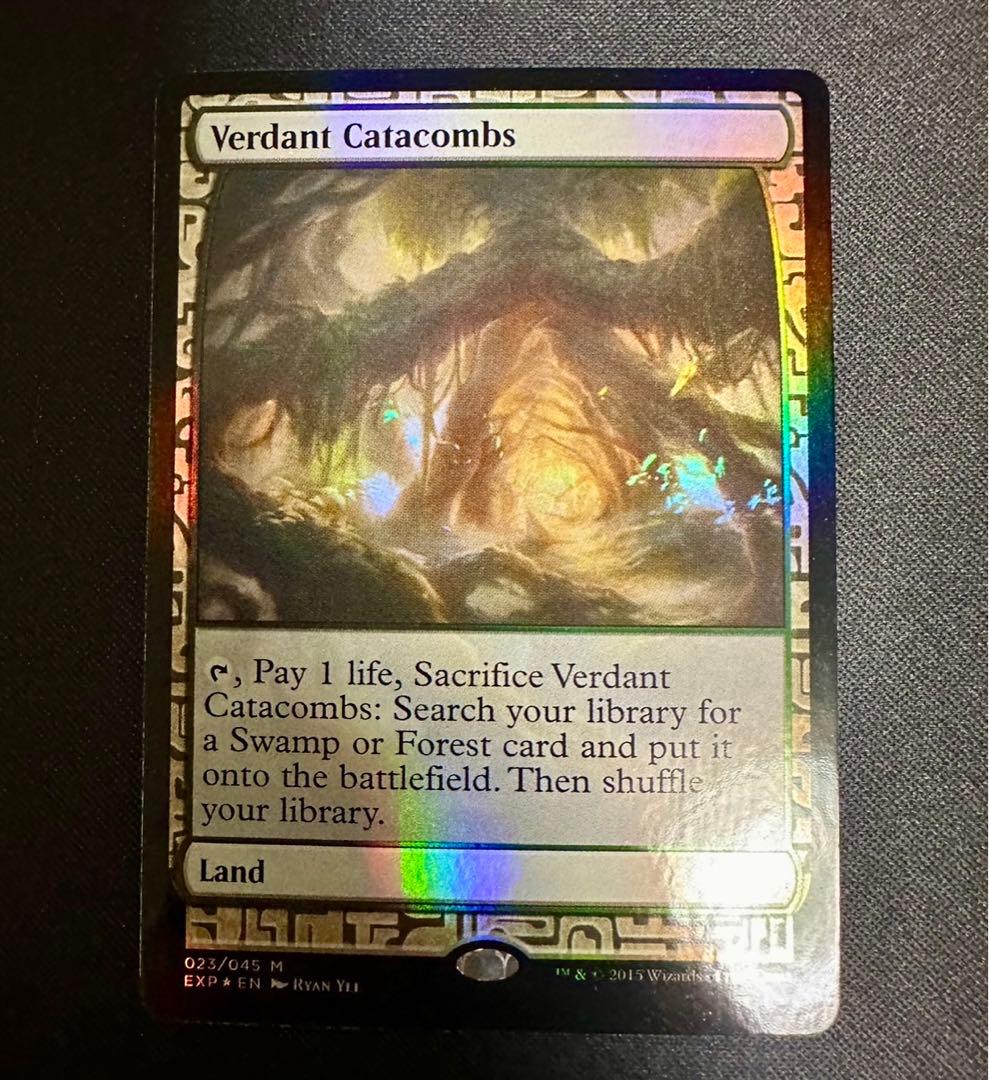 MTG Verdant Catacombs EXP foil 新緑の地下墓地