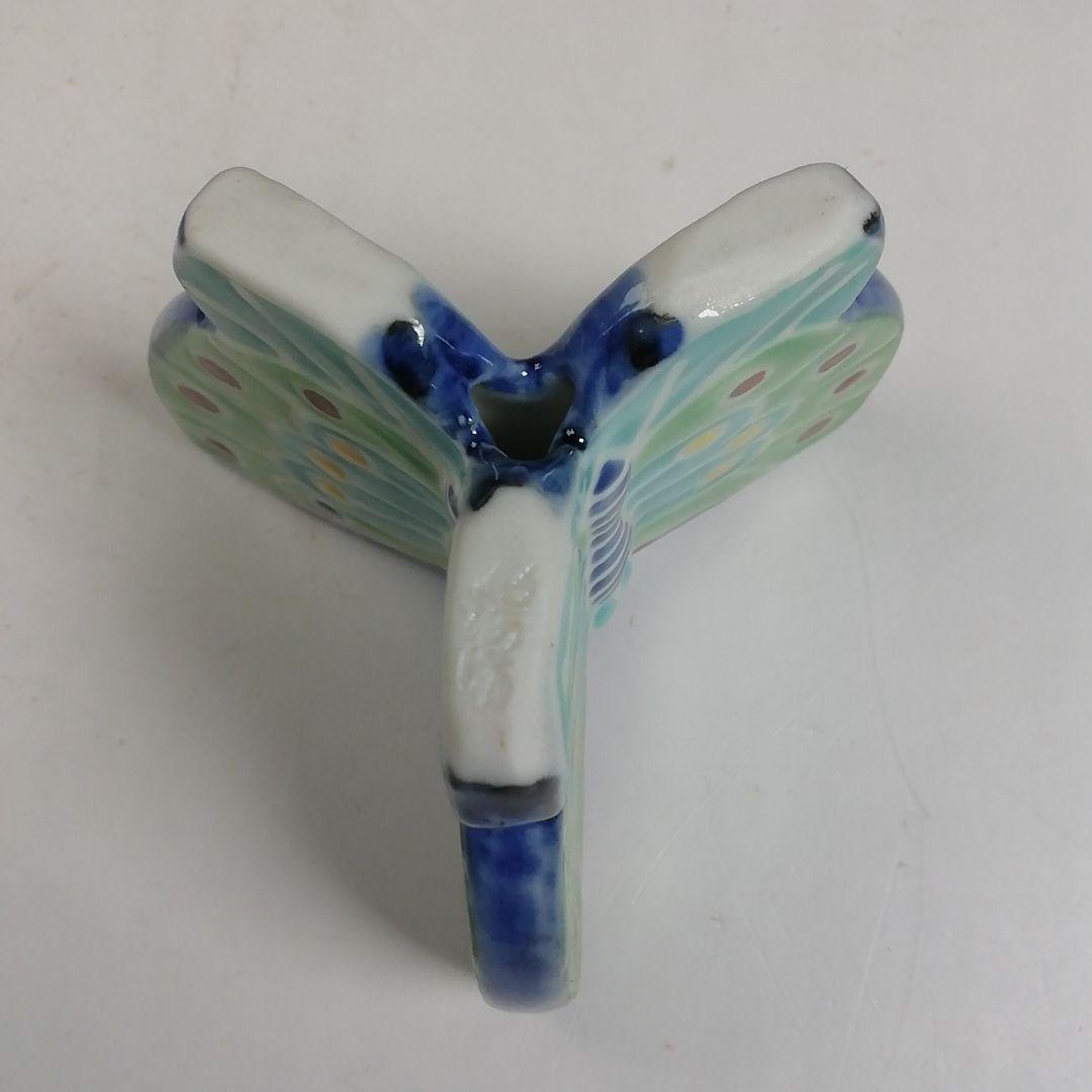 W8 蓋置 『色絵 三ツ蝶』『高野昭阿弥 造』 共箱 茶道具 - メルカリ