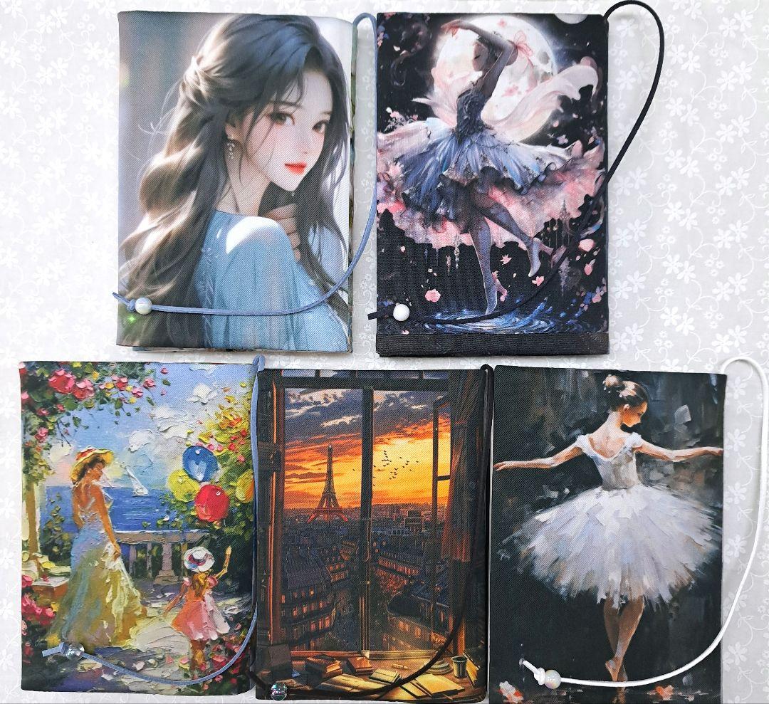 ねこのこ★プロフ必読★②ブックカバー、ポーチ