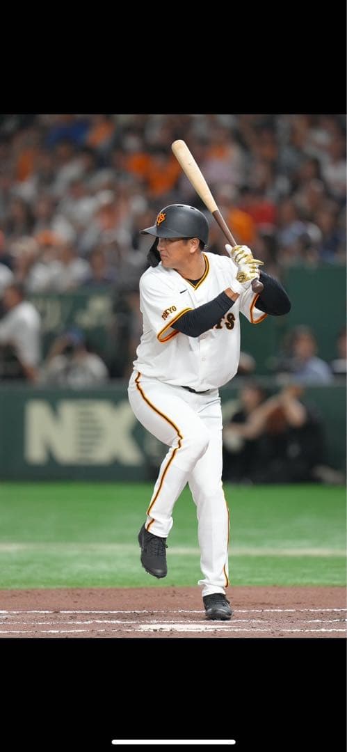 高橋由伸　実使用サイン入りユニフォーム