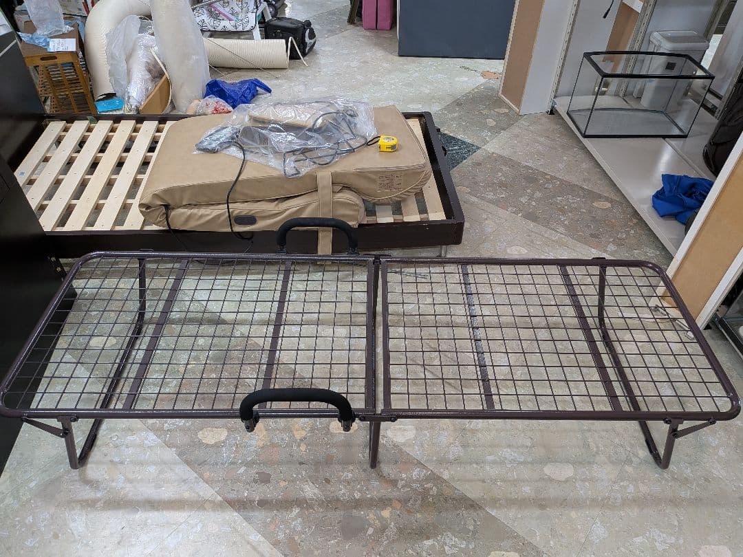 スリーミーウェーブ3338 スリーミー2122 専用 パイプベッドのみ 中古