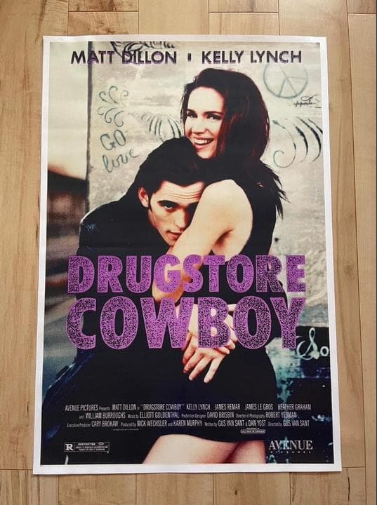 ドラッグストアカウボーイ　ポスター　映画　洋画　マットディロン　ケリーリンチ