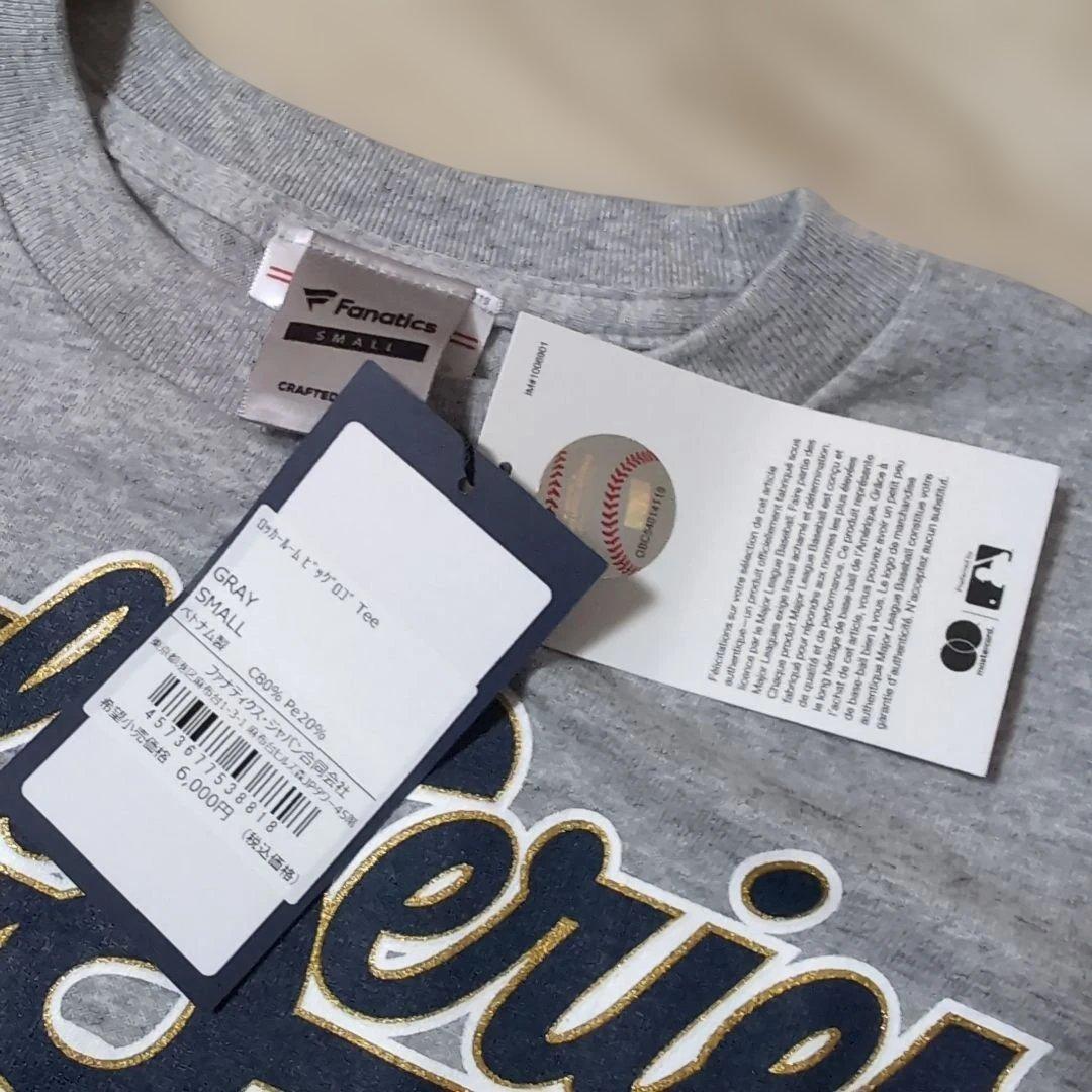 LA Dodgers ワールドシリーズ チャンピオン Tシャツ S グレー 96