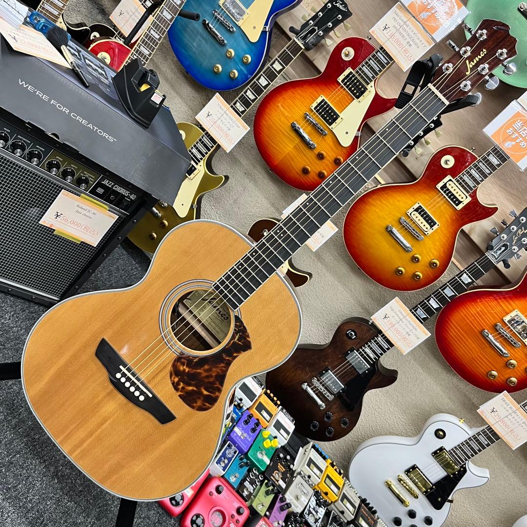 11363】James J-500A OVANAT トップ単板 エレアコ