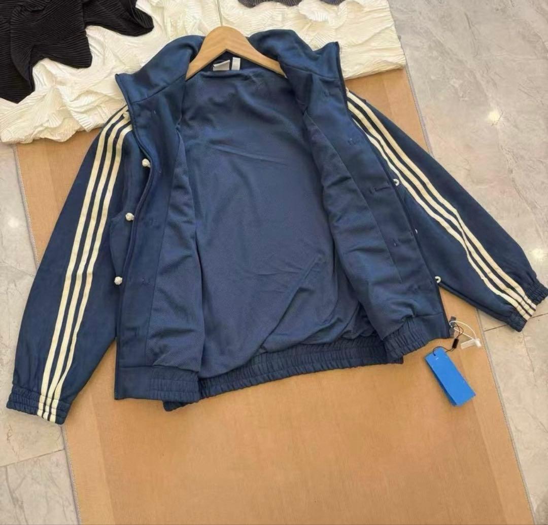 M 海外限定adidas originals スエード トラックジャケット