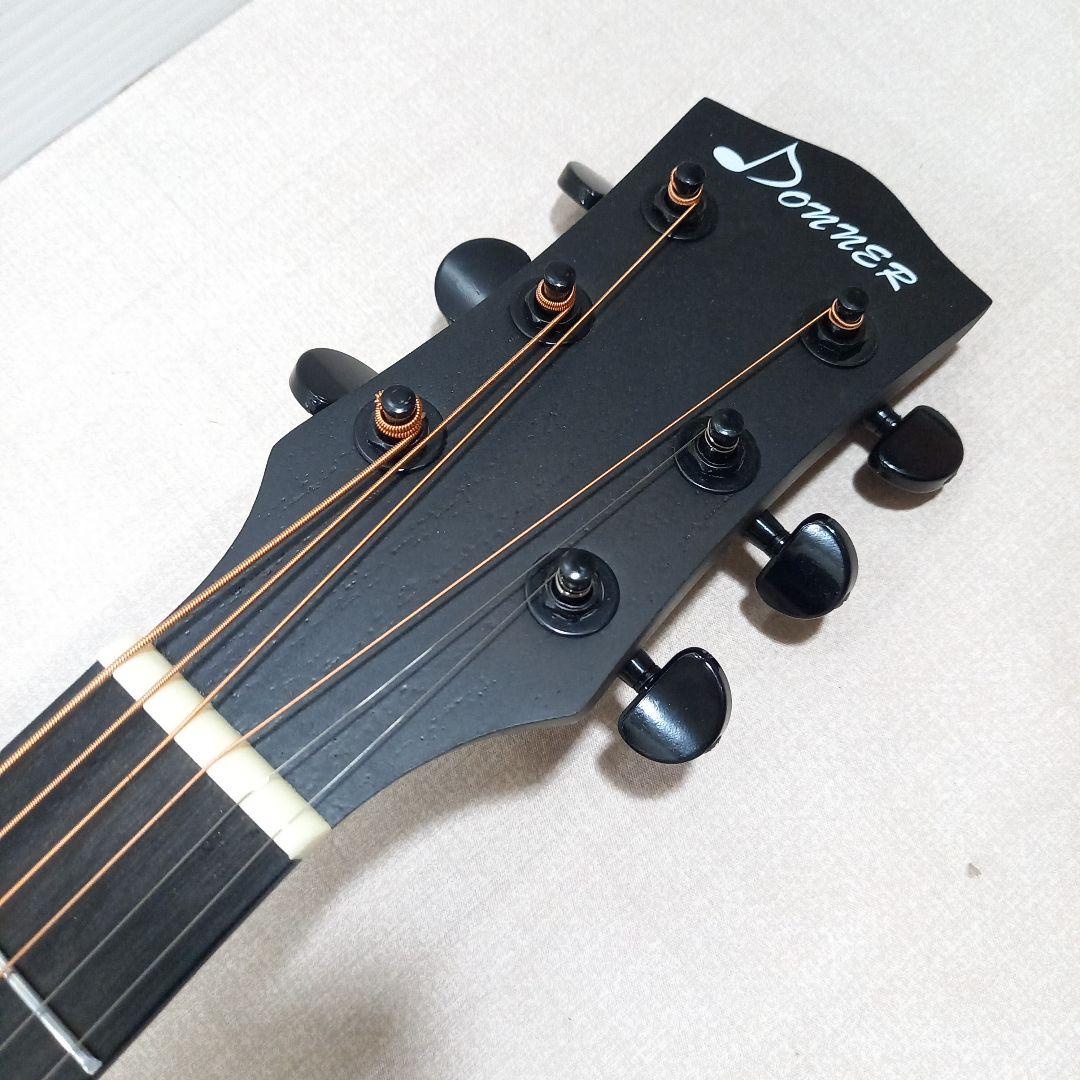 美品◎Donner アコースティックギター EC2076 サテングリーンバースト