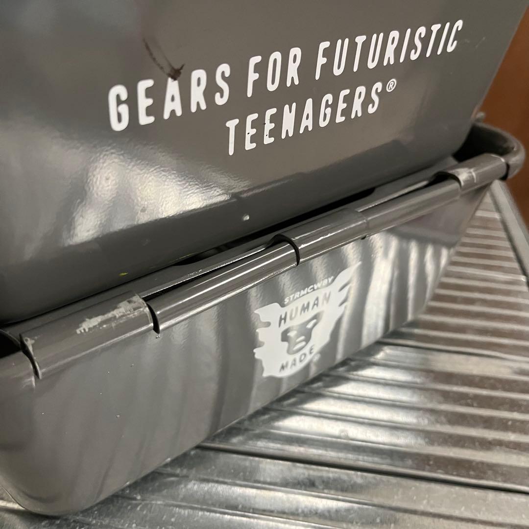 2個セット ヒューマンメイド スチールボックス コンテナ