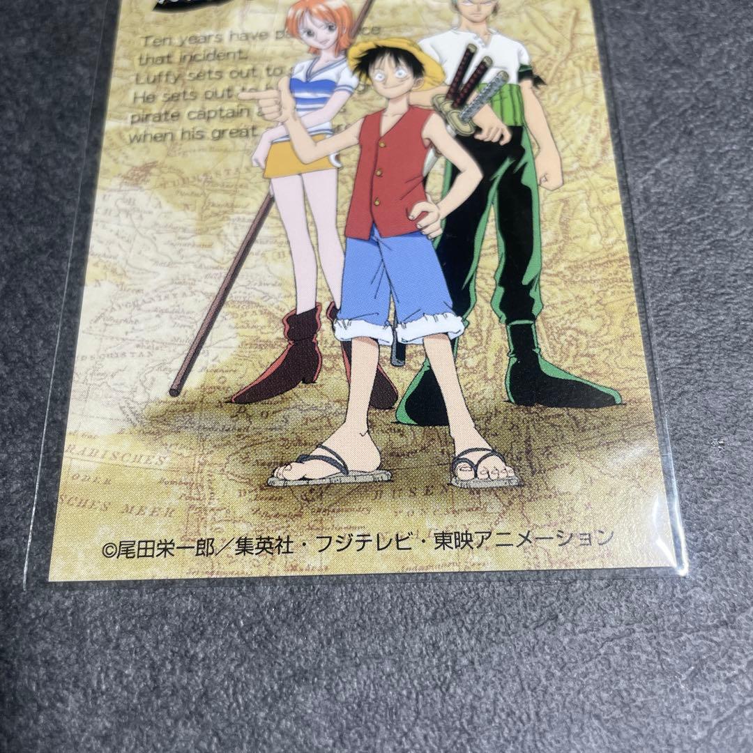 【超希少】　1999年　ONE PIECE 非売品　カード　ルフィ　ナミ　ゾロ