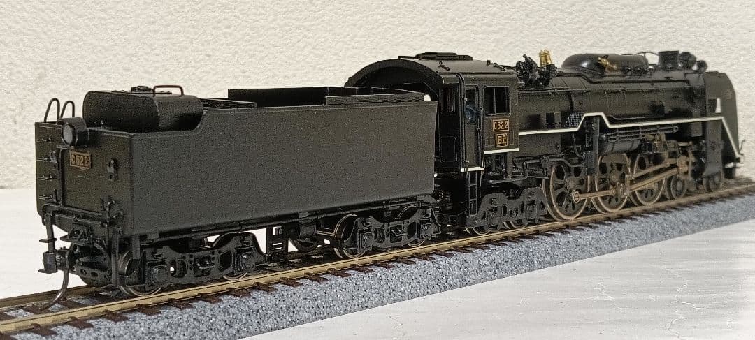HOゲージ 天賞堂 Ｃ622号機蒸気機関車、メンテナンス済 NO,491