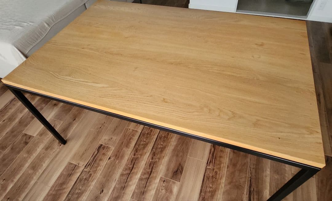 ダイニングテーブル アイアン×無垢材(オーク)