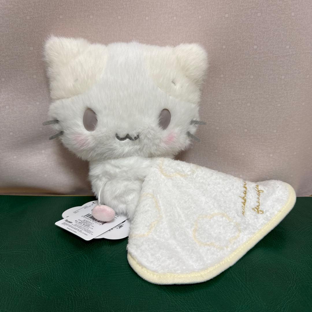 サンリオマシュマロみたいなふわふわにゃんこ ぬいぐるみしろふわ雲で