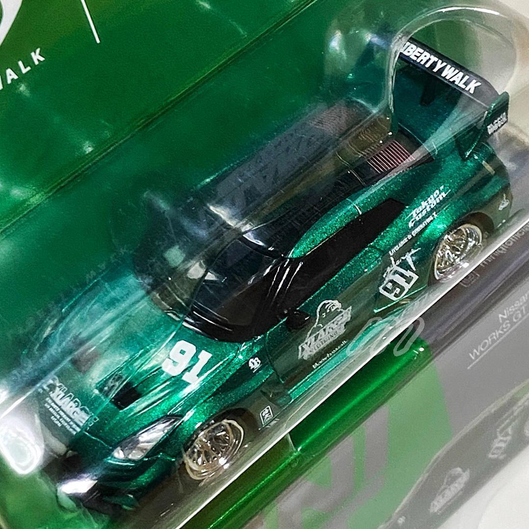 MINIGT LBWK × XLARGE GT NISSAN 35GT グリーン