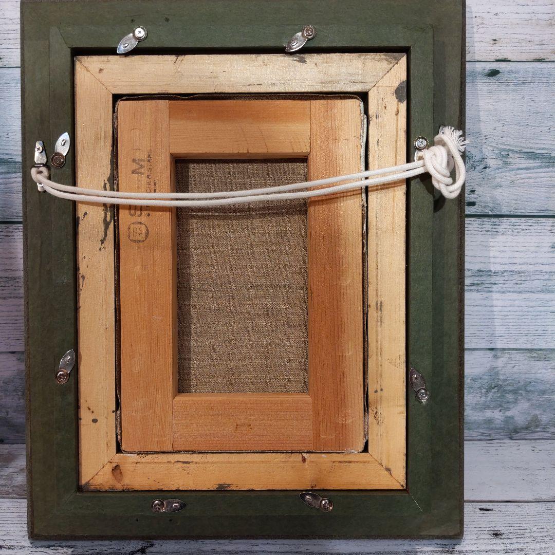 油絵　少女　齋藤賢司