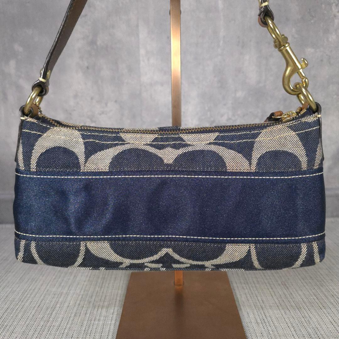 希少柄　コーチ　ソーホー　アクセサリーポーチ　ショルダーバッグ　シグネチャー