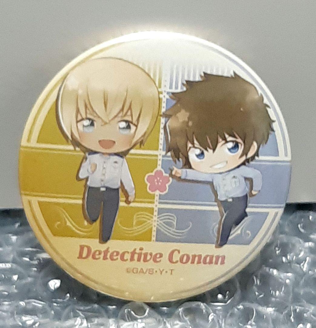 名探偵コナン デフォルメ 降谷零 松田陣平 缶バッジ
