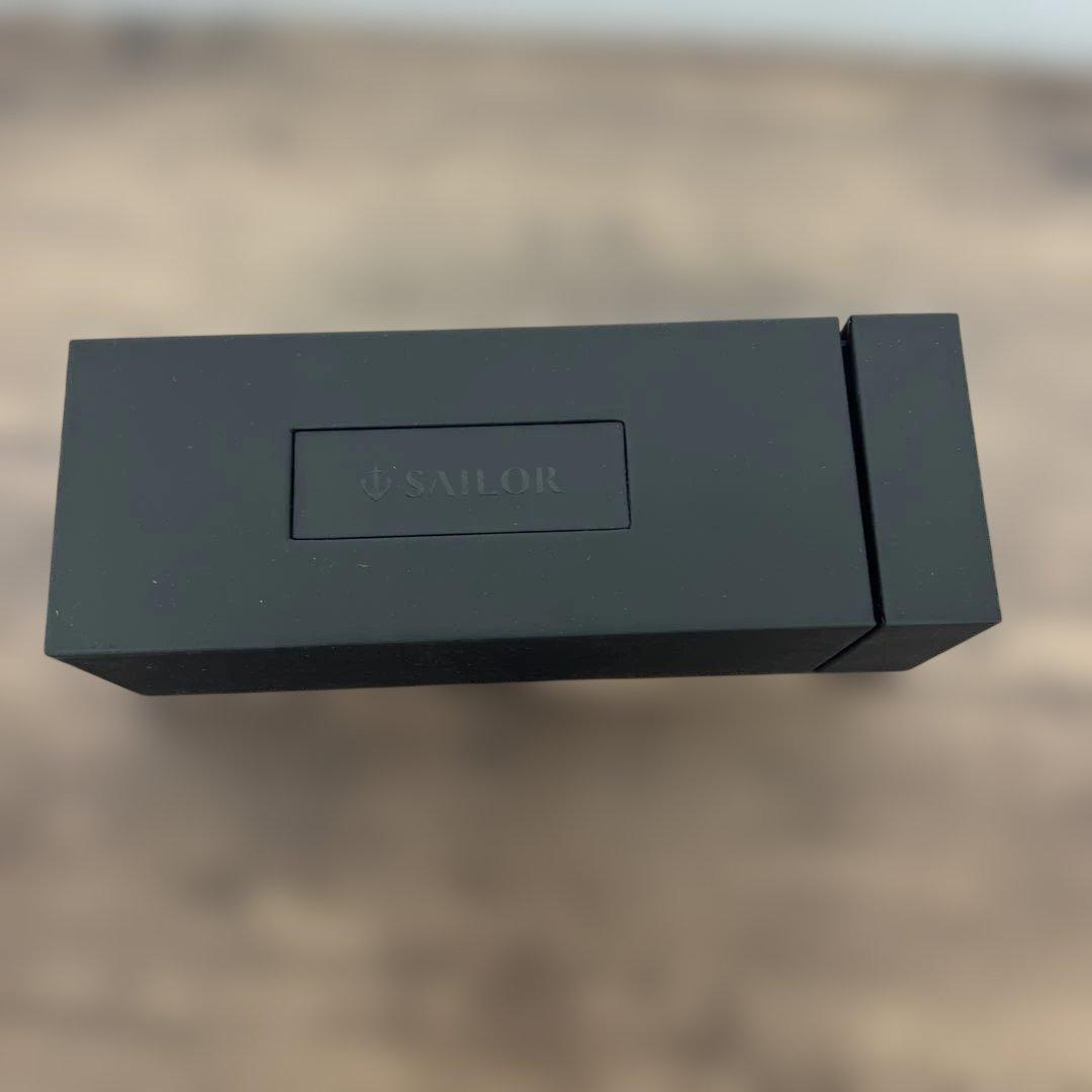 12654 セーラー万年筆 長刀研ぎ シルバートリム ブラック中字