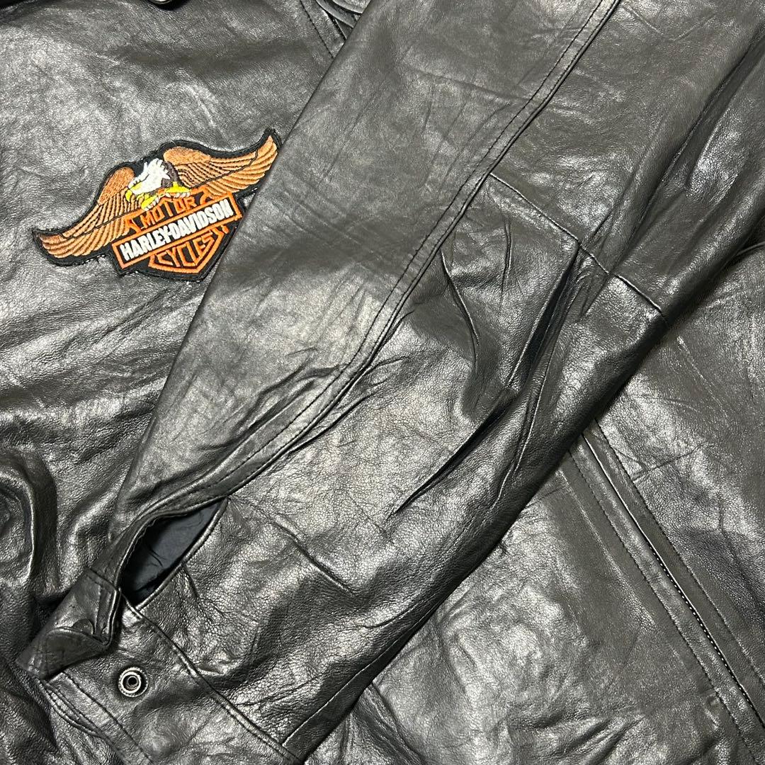 やすお様専用90sレザージャケットシングルライダースハーレー