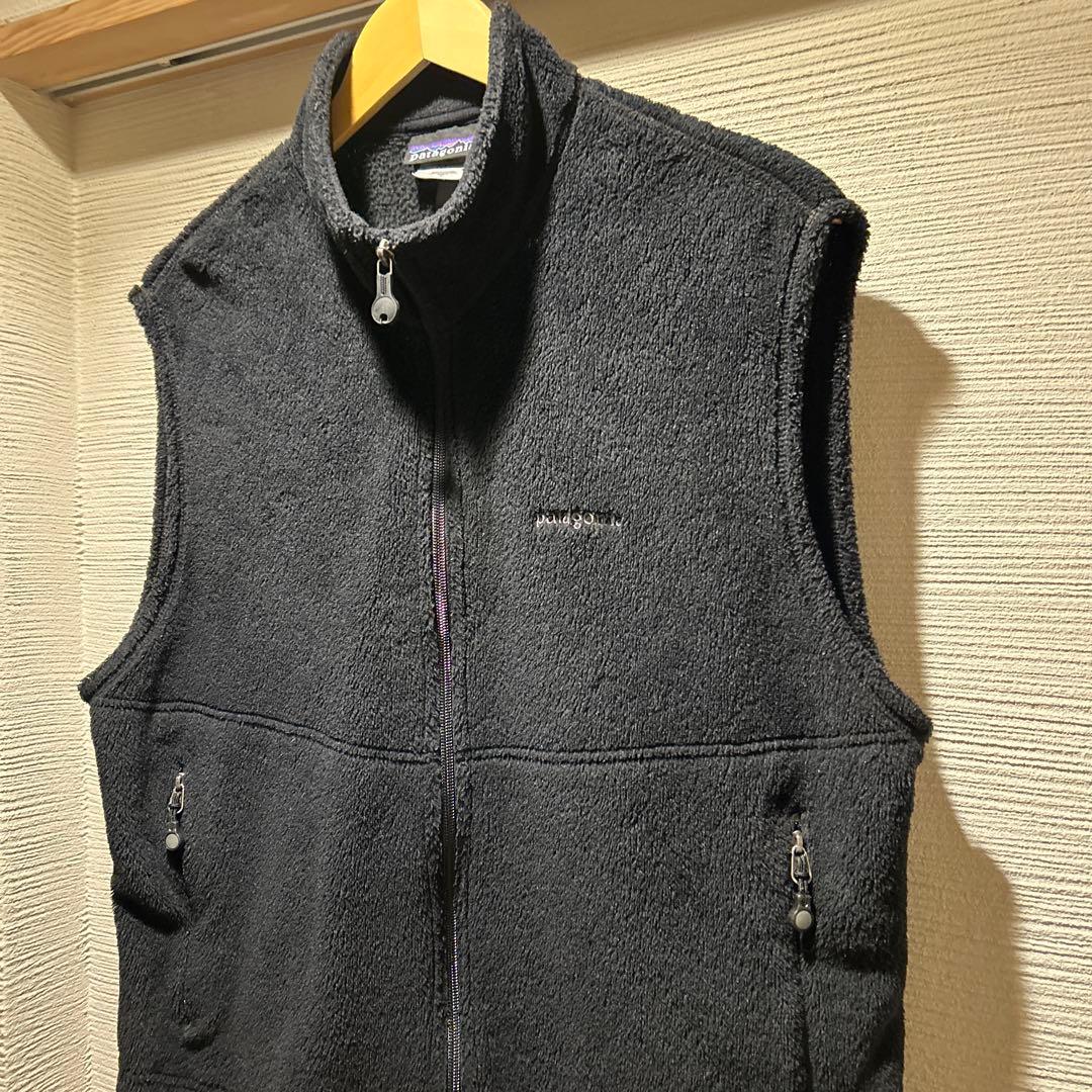 patagonia パタゴニア R2 フリースベスト L ブラック ポーラテック