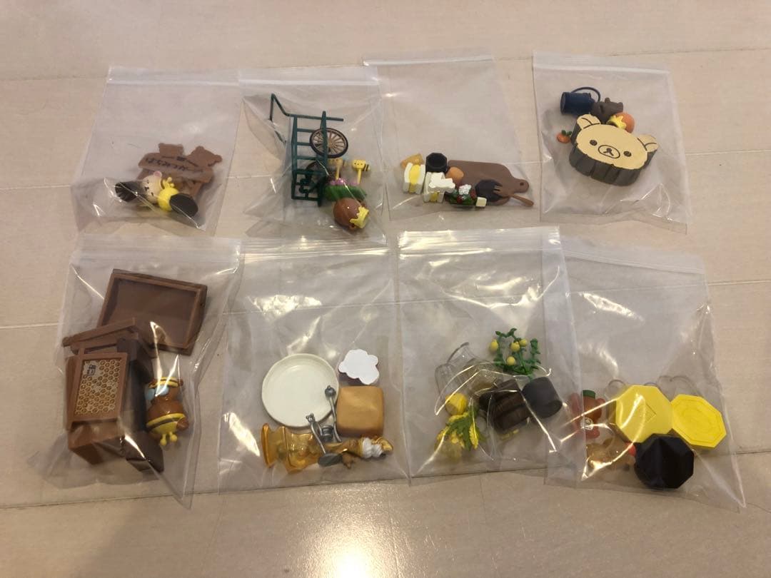 リラックマ はちみつガーデン 全8種コンプリート リーメント