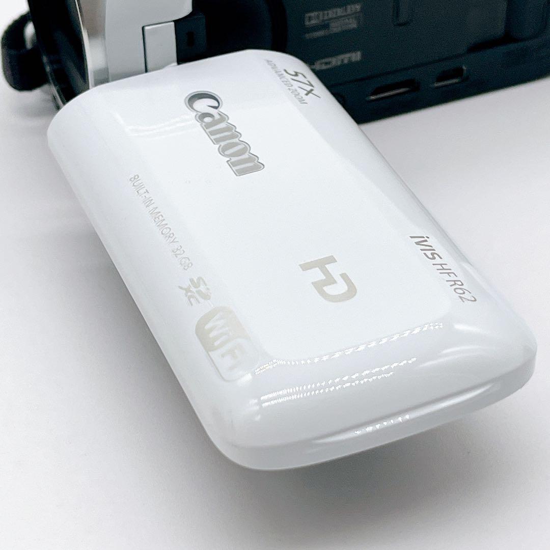 【未使用級】Canon iVIS HF R62 Wi-Fi内蔵 ビデオカメラ